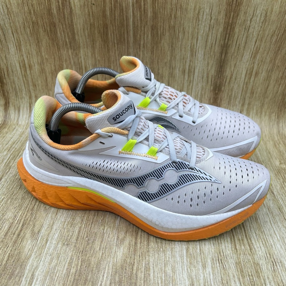 Saucony Endorphin Speed 4 Men's 10.5 White Peel Orange Running Shoes S20940-30